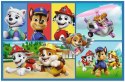 Puzzle 2x70 elementów psi patrol rządzi