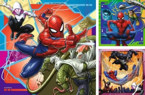Puzzle 3x49 elementów spiderman Puzzle 3x49 elementów spiderman