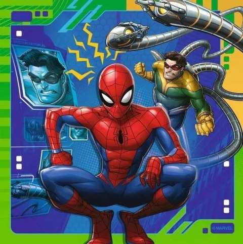 Puzzle 3x49 elementów spiderman Puzzle 3x49 elementów spiderman