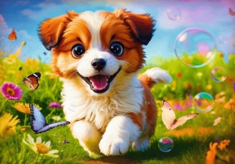Puzzle 500 elementów wesoły piesek Puzzle 500 elementów wesoły piesek