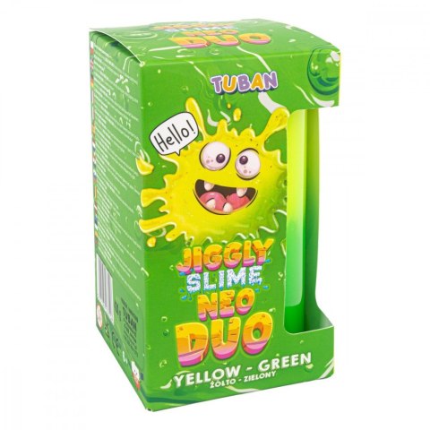 Slime jiggly neo duo żółto-zielony 430g Slime jiggly neo duo żółto-zielony 430g