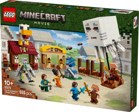 Klocki minecraft 21273 atak balonowego ghasta na wioskę Klocki minecraft 21273 atak balonowego ghasta na wioskę