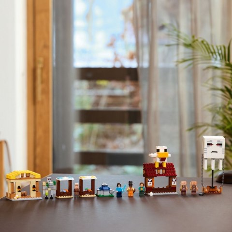 Klocki minecraft 21273 atak balonowego ghasta na wioskę Klocki minecraft 21273 atak balonowego ghasta na wioskę