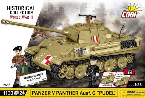 Klocki panzer v panther g pudel 1133 klocków Klocki panzer v panther g pudel 1133 klocków