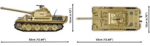 Klocki panzer v panther g pudel 1133 klocków Klocki panzer v panther g pudel 1133 klocków
