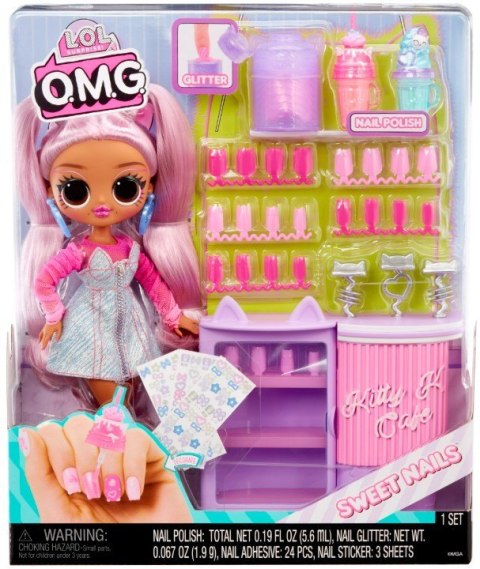 Lalka l.o.l. surprise omg sweet nails kitty k cafe Lalka l.o.l. surprise omg sweet nails kitty k cafe