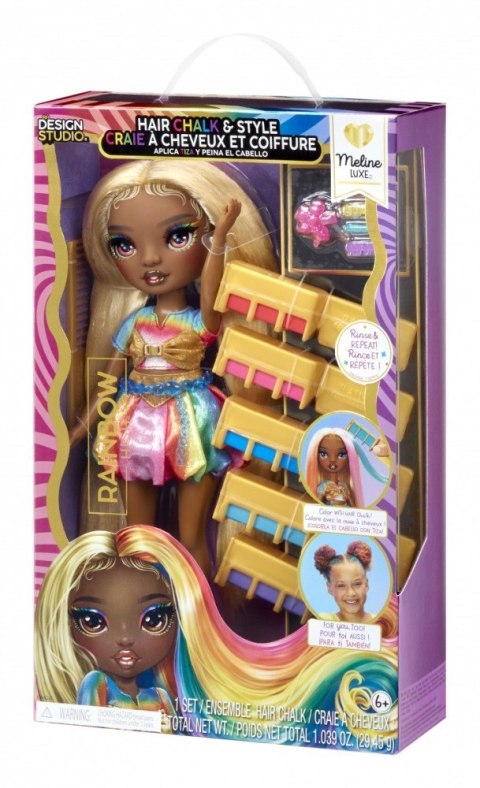 Lalka rainbow high hair chalk style meline Lalka rainbow high hair chalk style meline