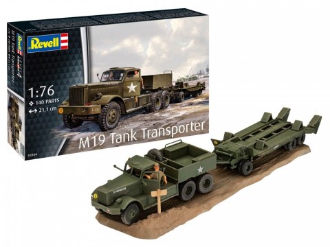 Model do sklejania pojazd m19 tank transporter 1/72 Model do sklejania pojazd m19 tank transporter 1/72