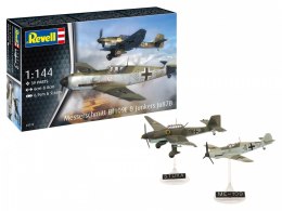 Modele do sklejania samolot me bf109e & junkers ju87b 1/144