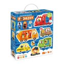 Układanka pierwsze puzzle - pojazdy