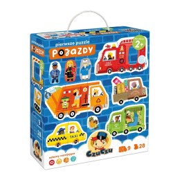 Układanka pierwsze puzzle - pojazdy