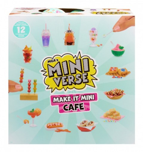Figurki miniverse make it mini foods: cafe display 24 sztuki Figurki miniverse make it mini foods: cafe display 24 sztuki