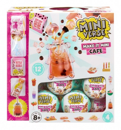 Figurki miniverse make it mini foods: cafe display 24 sztuki Figurki miniverse make it mini foods: cafe display 24 sztuki
