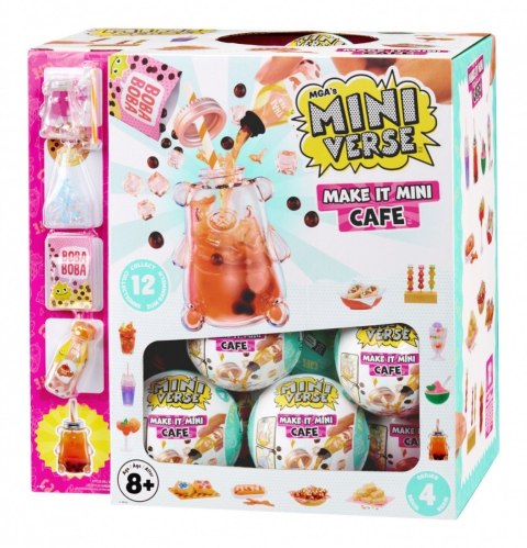 Figurki miniverse make it mini foods: cafe display 24 sztuki Figurki miniverse make it mini foods: cafe display 24 sztuki