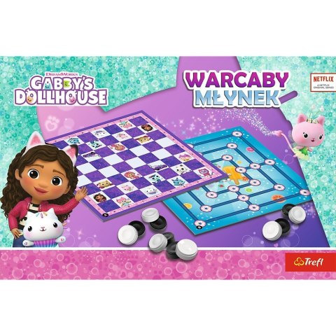 Gra warcaby i młynek gabi gabby dollhouse Gra warcaby i młynek gabi gabby dollhouse