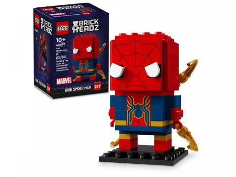 Klocki brickheadz 40670 iron spider-man Klocki brickheadz 40670 iron spider-man
