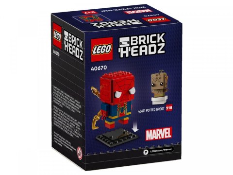 Klocki brickheadz 40670 iron spider-man Klocki brickheadz 40670 iron spider-man