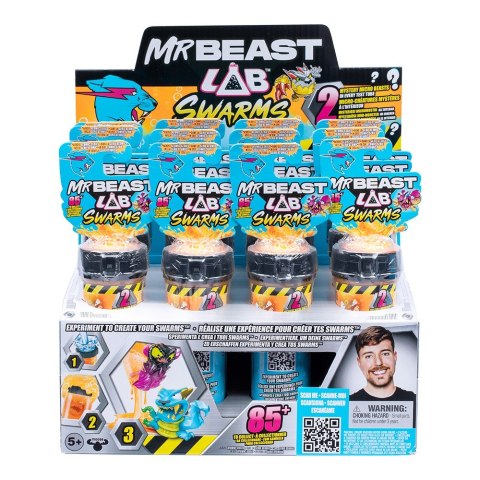Figurki mr beast lab - rój tuba 2-pak display 12 sztuk Figurki mr beast lab - rój tuba 2-pak display 12 sztuk