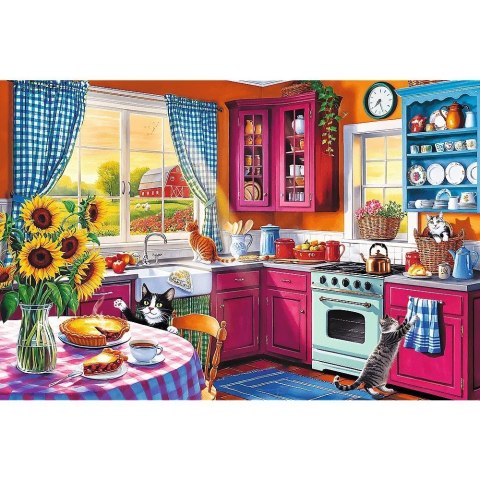 Puzzle 300 elementów easypiece poranek w kuchni; dla seniora Puzzle 300 elementów easypiece poranek w kuchni; dla seniora