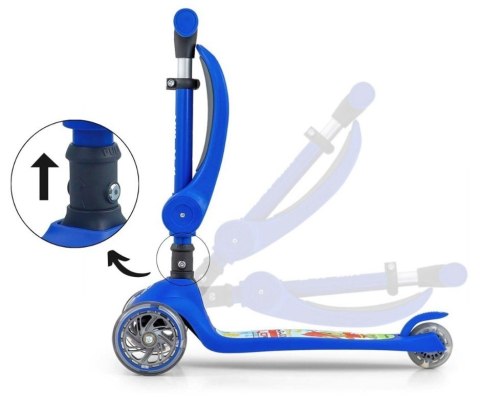 Hulajnoga scooter fuzzy blue Hulajnoga scooter fuzzy blue