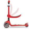 Hulajnoga scooter fuzzy red