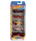 Pojazdy 5-pak hot wheels lets race