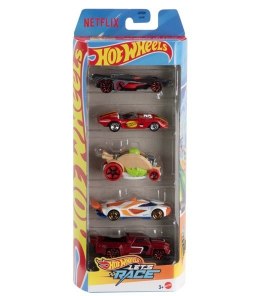 Pojazdy 5-pak hot wheels lets race