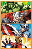 Puzzle 3x80 elementów dni pełne akcji avengers