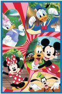 Puzzle 3x80 elementów ekipa myszki miki
