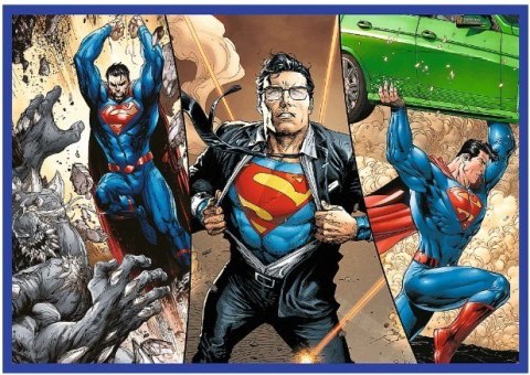 Puzzle 4x250 elementów superman odwaga Puzzle 4x250 elementów superman odwaga