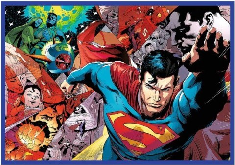Puzzle 4x250 elementów superman odwaga Puzzle 4x250 elementów superman odwaga