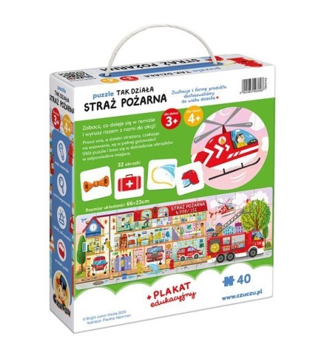 Puzzle tak działa straż pożarna Puzzle tak działa straż pożarna
