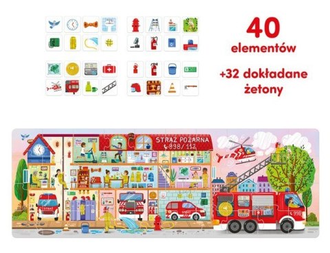 Puzzle tak działa straż pożarna Puzzle tak działa straż pożarna