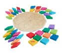 Wood mandala układanka puzzle