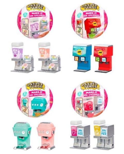 Figurki miniverse make it mini appliances display 8 sztuk Figurki miniverse make it mini appliances display 8 sztuk