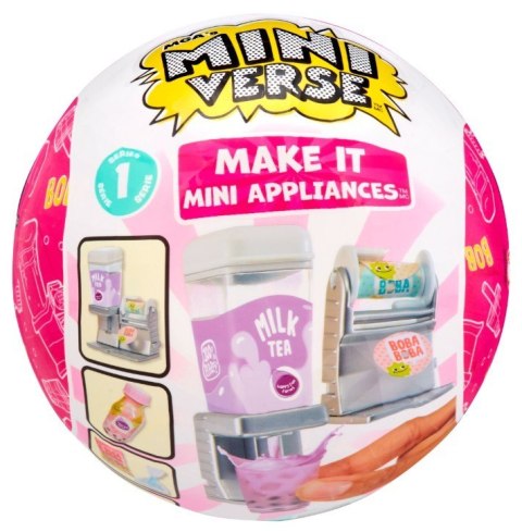 Figurki miniverse make it mini appliances display 8 sztuk Figurki miniverse make it mini appliances display 8 sztuk