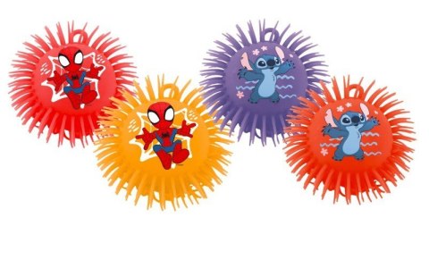Piłka kudłata mix spidey i stitch, 3 l+