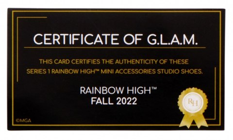 Akcesoria rainbow high buty asortyment 1 sztuka Akcesoria rainbow high buty asortyment 1 sztuka