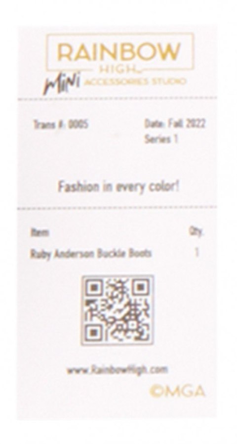 Akcesoria rainbow high buty asortyment 1 sztuka Akcesoria rainbow high buty asortyment 1 sztuka