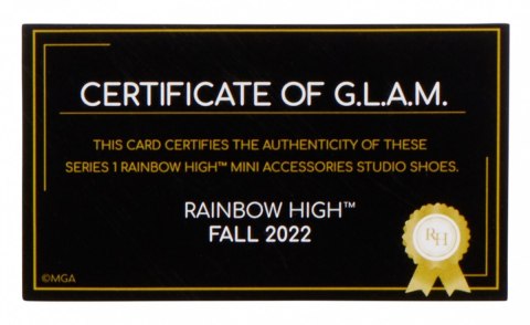 Akcesoria rainbow high buty asortyment 1 sztuka Akcesoria rainbow high buty asortyment 1 sztuka