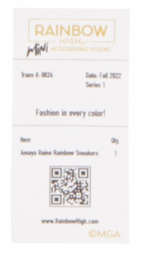 Akcesoria rainbow high buty asortyment 1 sztuka Akcesoria rainbow high buty asortyment 1 sztuka