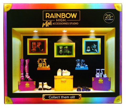 Akcesoria rainbow high buty display 27 sztuk Akcesoria rainbow high buty display 27 sztuk