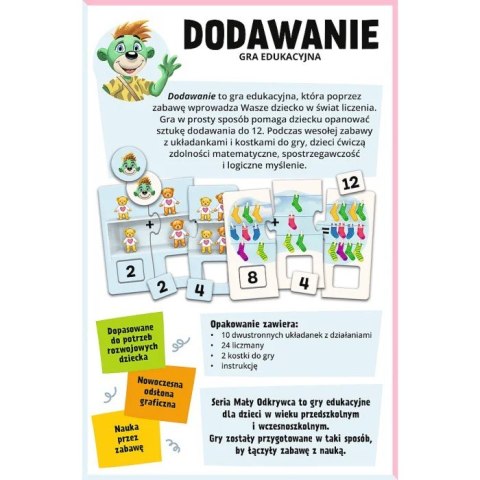Gra dodawanie mały odkrywca Gra dodawanie mały odkrywca