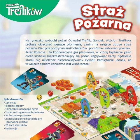 Gra straż pożarna rodzina treflików Gra straż pożarna rodzina treflików