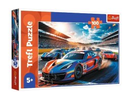 Puzzle 100 elementów samochody szybka wyścigówka
