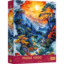 Puzzle 1000 elementów 40-lecie paper art dolina