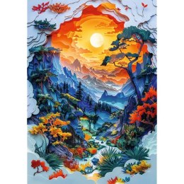 Puzzle 1000 elementów 40-lecie paper art dolina