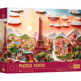 Puzzle 1000 elementów 40-lecie paper art paryż