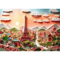 Puzzle 1000 elementów 40-lecie paper art paryż