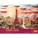 Puzzle 1000 elementów 40-lecie paper art paryż